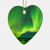 IJsland Noordelijke Lichten Keramisch Ornament (Links)