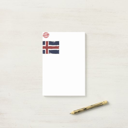 IJsland Notities Post-it® Notes (Op bureau)