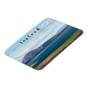 IJsland-ochtendkapje met boerderijen in een fjord Magneet (Linkerzijde)