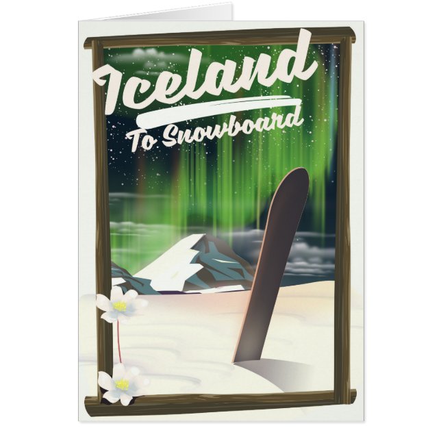 IJsland om te snowboarden (Voorkant)