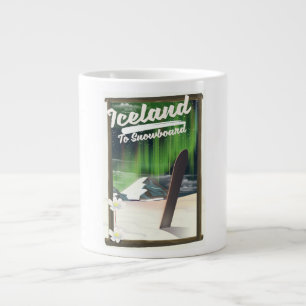 IJsland om te snowboarden Grote Koffiekop