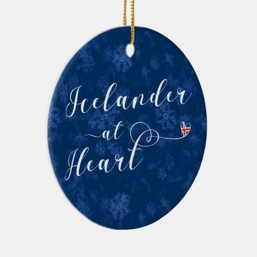 IJsland op het Ornament van de Kerst (Rechts)