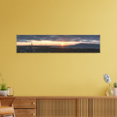 IJsland panorama zonsondergang canvas (Insitu (Woonkamer))
