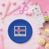 IJsland Papieren Bordje (Feest)