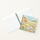 IJsland Poppy Field & Quote Notitieboek (Binnen)