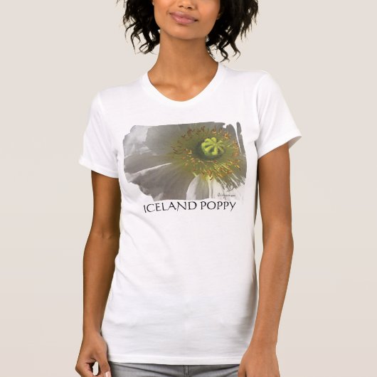 IJsland - Poppy Golden Yellow T-shirt (Voorkant)