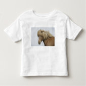 IJsland. Portret van een IJslands paard. Kinder Shirts (Voorkant)