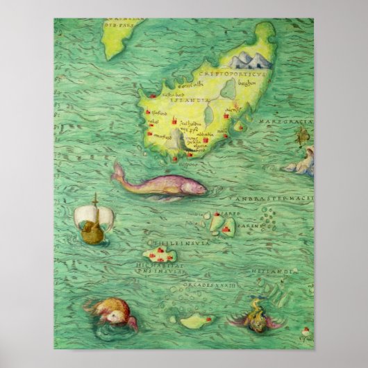 IJsland Poster (Voorkant)