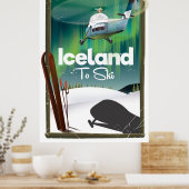 IJsland  poster (Keuken)