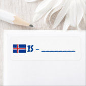 IJsland: postkruising Etiket (Insitu)