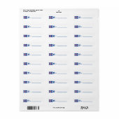 IJsland: postkruising Etiket (Full Sheet)