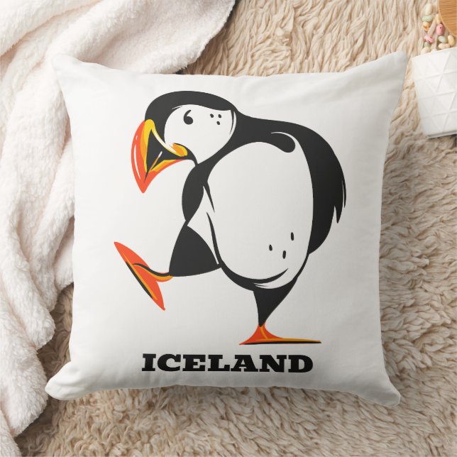 IJsland Puffin Kussen (Deken)