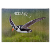 IJsland Puffin Snijplank (Voorkant)