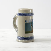 IJsland Puffin Souvenir Beer Stein Bierpul (Voorkant links)