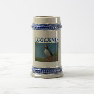 IJsland Puffin Souvenir Beer Stein Bierpul