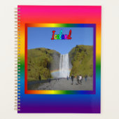 IJsland Rainbow Waterfall Planner (Voorkant)