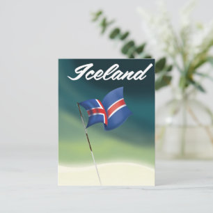 IJsland reisposter Briefkaart