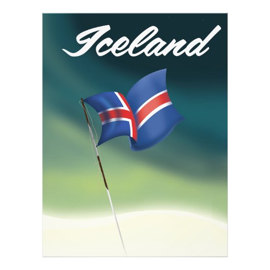 IJsland reisposter Foto Afdruk (Voorkant)