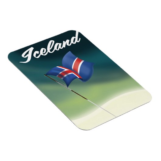 IJsland reisposter Magneet (Rechterzijde)