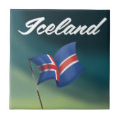 IJsland reisposter Tegeltje (Voorkant)