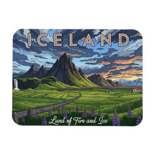 IJsland Reizen Magneet