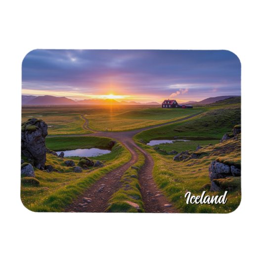 IJsland Reizen Magneet (Horizontaal)