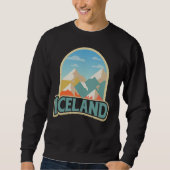 IJsland Retro  Gift Hiking Lover bergen Trui (Voorkant)