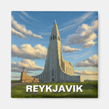 IJsland Reykavik Kerk van Hallgrimur Reizen