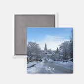 IJsland Reykjavik Magneet (Voorkant / Achterkant)