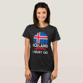 IJsland roept, ik moet gaan, erfgoed van IJslander T-shirt (Voorkant volledig)