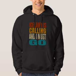 IJsland roept op om op reis te gaan Hoodie