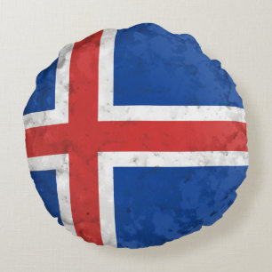 IJsland Rond Kussen