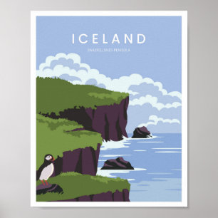 IJsland Schiereiland Snæfellsnes Poster