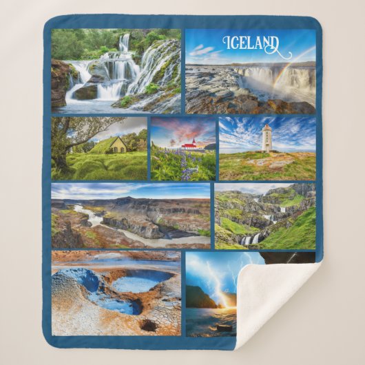 IJsland Sherpa Deken (Voorkant)
