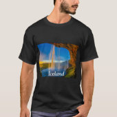 IJsland Skogafoss Waterfall T-shirt (Voorkant)