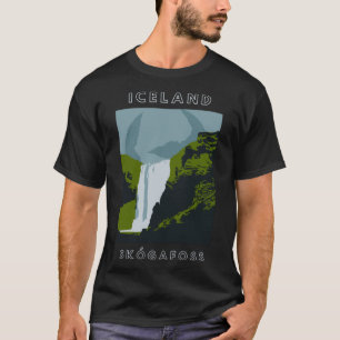IJsland Skogafoss Waterfall Travel T-shirt