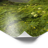 IJsland. Skogarfoss Waterfall plunges over een Foto Afdruk (Hoek)