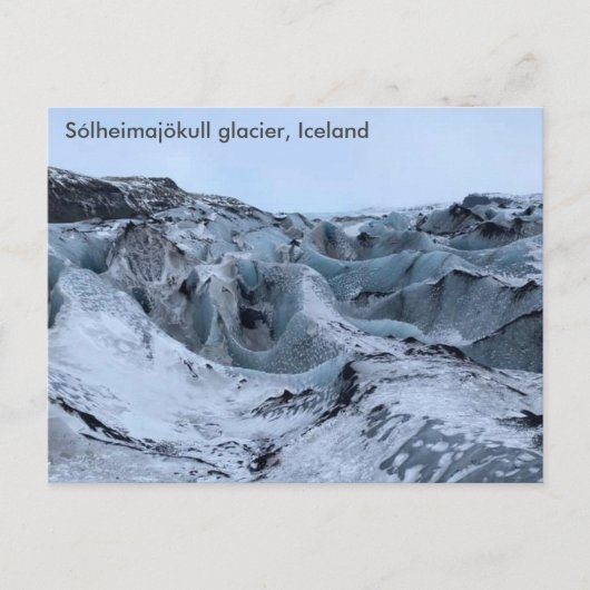 IJsland - Sólheimajökull glacier (A) Briefkaart (Voorkant)