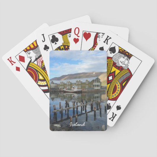 IJsland - speelkaarten (Achterkant)