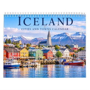 IJsland Steden en Dorpen Kalender
