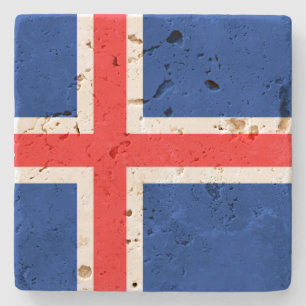 IJsland Stenen Onderzetter