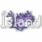 IJsland Sticker (Voorkant)