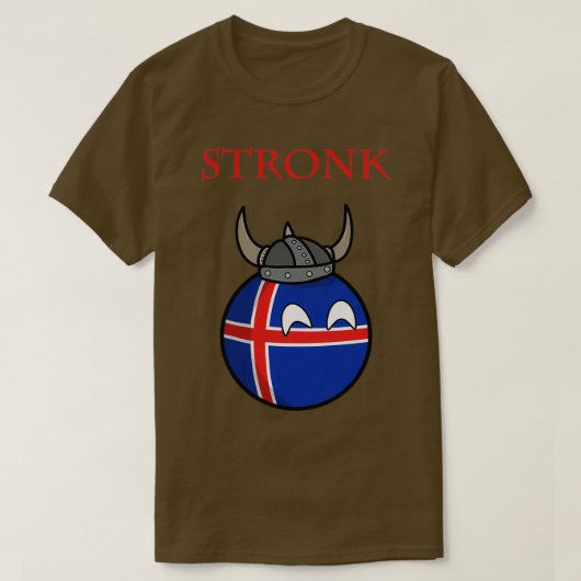 IJsland Stronk T-shirt (Design voorkant)