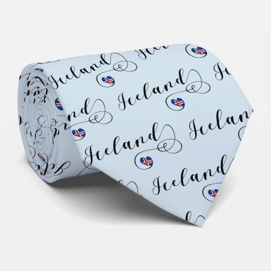 IJsland Stropdas van het hart, IJsland (Opgerold)