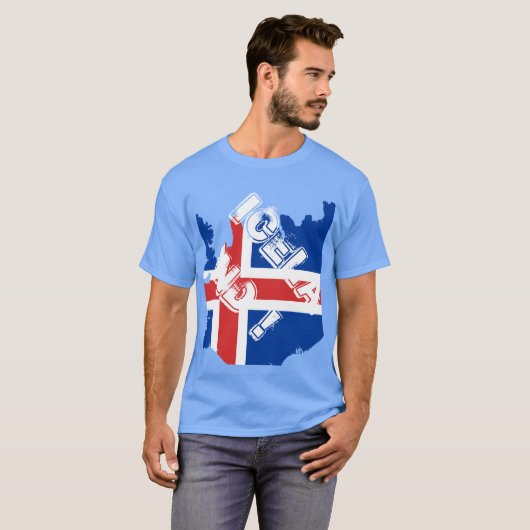ijsland t-shirt (Voorkant volledig)
