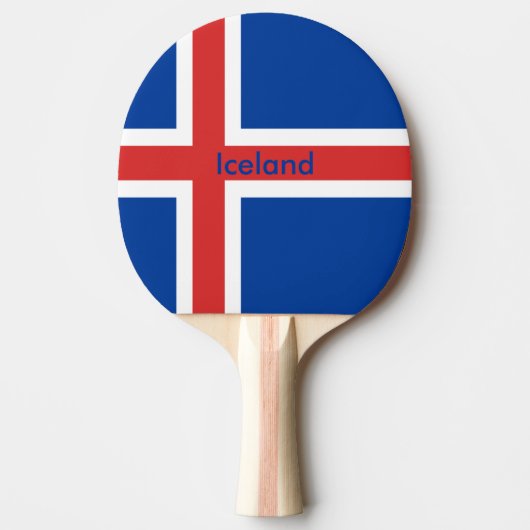 IJsland Tafeltennisbatje (Voorkant)
