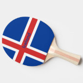 IJsland Tafeltennisbatje (Zijkant)