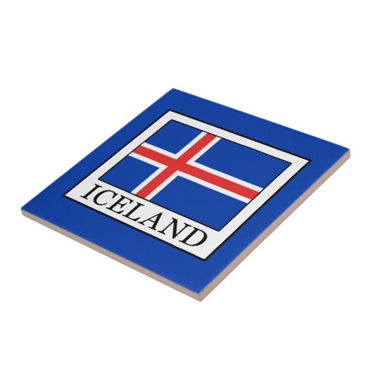 IJsland Tegeltje (Zijkant)