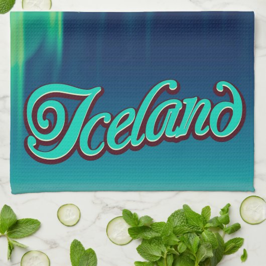 IJsland Theedoek (Gevouwen)