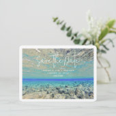 IJsland Trouwfoto Save the Date Kaart (Staand voorkant)